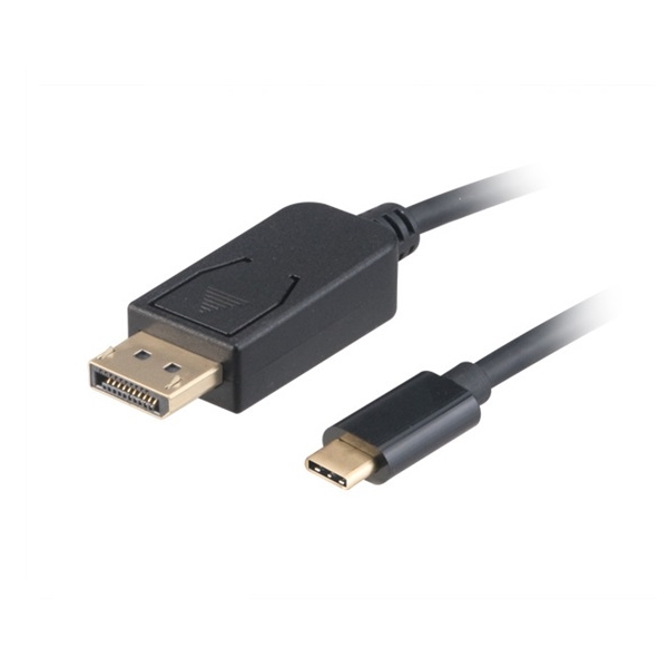 USB3.1 C - DisplayPortP 4K átalakító 180cm adapter fotó, illusztráció : AK-CBCA11-18BK