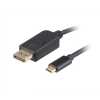 USB3.1 C - DisplayPortP 4K átalakító 180cm adapter