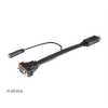 HDMI - VGA + 3,5mm audio jack 20cm Akasa AK-CBHD18-20BK Technikai adatok