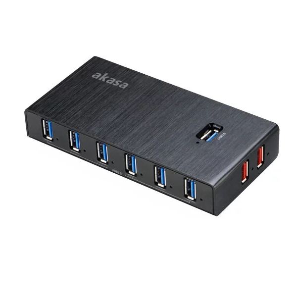 USB HUB 10 port USB3.0 fotó, illusztráció : AK-HB-15BKEU