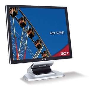 Acer TFT monitor 19  TFT 8ms, DVI fotó, illusztráció : AL1951A