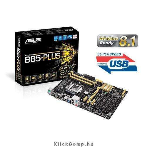 Alaplap B85 ASUS B85-PLUS fotó, illusztráció : AMB85PLUS