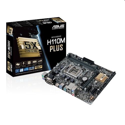 H110M alaplap LGA1151 ASUS H110M-PLUS fotó, illusztráció : AMH110MPLUS