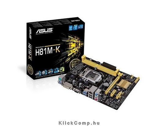 Alaplap H81M ASUS H81M-K fotó, illusztráció : AMH81MK