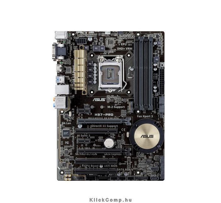 ASUS H97-PRO alaplap fotó, illusztráció : AMH97PRO