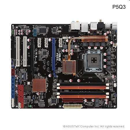 ASUS P5Q3 alaplap fotó, illusztráció : AMP5Q3