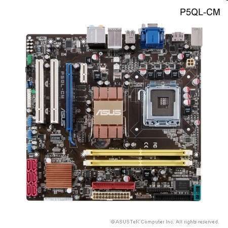 ASUS P5QL-CM alaplap Micro ATX fotó, illusztráció : AMP5QLCM