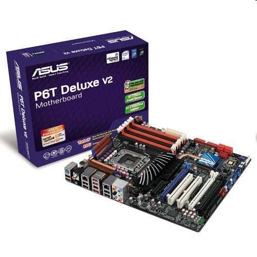 ASUS P6T DELUXE V2 alaplap fotó, illusztráció : AMP6TD2