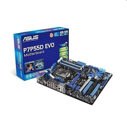 ASUS P7P55D-E alaplap fotó, illusztráció : AMP7P55DE