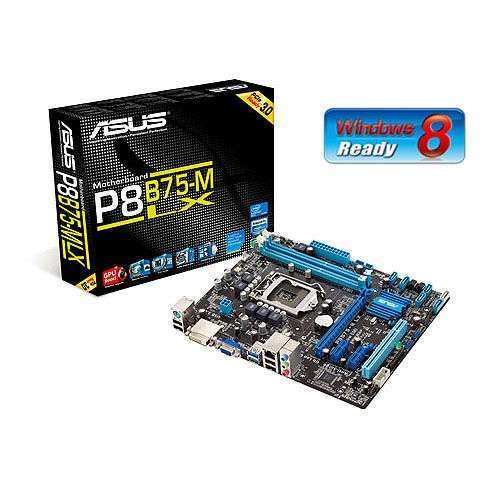 ASUS P8B75-M LX alaplap fotó, illusztráció : AMP8B75MLX