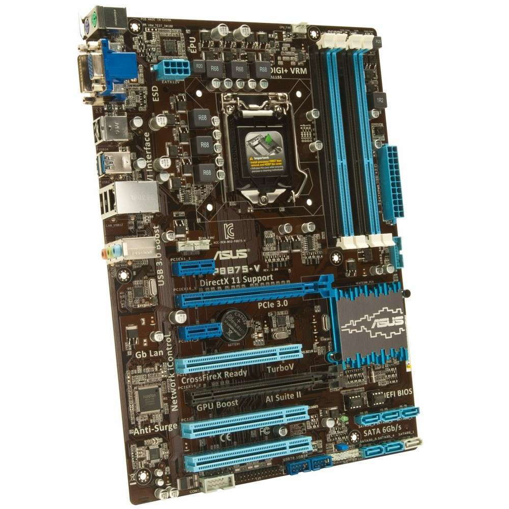 ASUS P8B75-V alaplap fotó, illusztráció : AMP8B75V