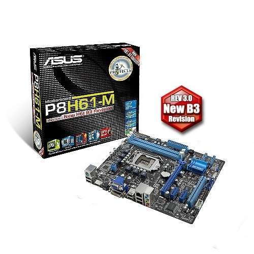 ASUS P8H61-M alaplap Rev 3.0 fotó, illusztráció : AMP8H61M
