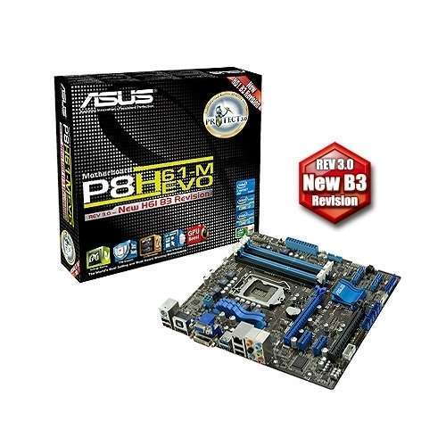 ASUS P8H61-M EVO alaplap fotó, illusztráció : AMP8H61ME