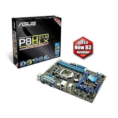 ASUS P8H61-M LX alaplap fotó, illusztráció : AMP8H61MLX