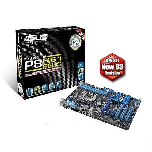 ASUS P8H61 Plus alaplap fotó, illusztráció : AMP8H61P
