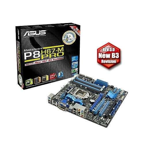 ASUS P8H67-M PRO alaplap Rev 3.0 fotó, illusztráció : AMP8H67MP