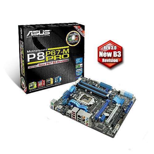ASUS P8P67-M Pro alaplap Rev 3.0 fotó, illusztráció : AMP8P67MP
