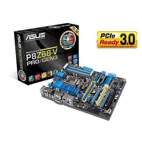ASUS P8Z68-V PRO/GEN3 alaplap fotó, illusztráció : AMP8Z68VPG