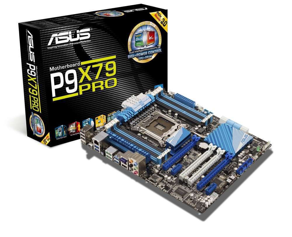 ASUS P9X79 PRO alaplap fotó, illusztráció : AMP9X79P