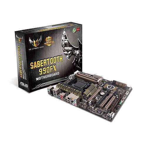 ASUS SABERTOOTH 990FX alaplap fotó, illusztráció : AMSABERTOOTH990
