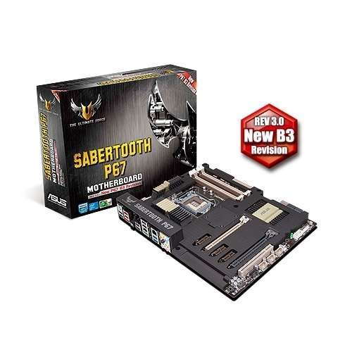 ASUS SABERTOOTH P67 alaplap Rev 3.0 fotó, illusztráció : AMSABERTOOTHP67
