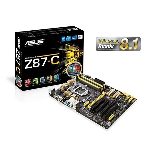 ASUS Z87-C alaplap fotó, illusztráció : AMZ87C