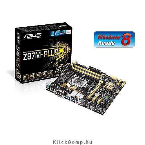 ASUS Z87M-PLUS alaplap fotó, illusztráció : AMZ87MPLUS