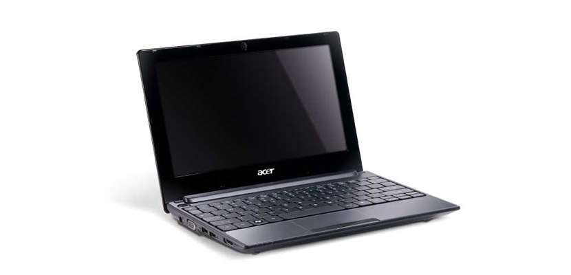 Acer 3G One 522 fekete netbook 10.1  AMD DC C60 1GHz AMD HD6250 1GB 320GB W7ST fotó, illusztráció : AO522-C6DGKK