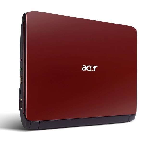 Acer One 532H-2D piros netbook 10.1  Atom N450 1.66GHz 1GB 250G W7 Starter PNR fotó, illusztráció : AO532H-2DR
