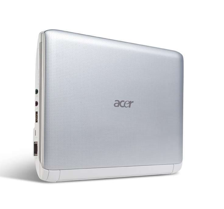Acer One 532H-2D ezüst/fehér netbook 10.1  Atom N450 1.66GHz 1GB 250GB W7 Start fotó, illusztráció : AO532H-2DSM