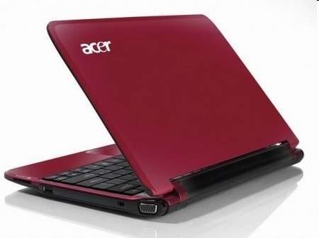 Acer One 532h-2D piros netbook 10.1  Atom N450 1.66GHz 1GB 250G W PNR 1 év gar. fotó, illusztráció : AO532h-2D