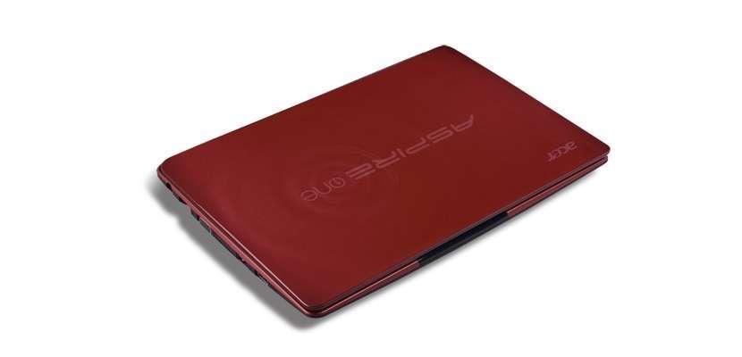 Acer One 722 piros netbook 11.6  AMD C-60 AMD HD6250 2GB 320GB W7HP PNR 1 év fotó, illusztráció : AO722-C62RR