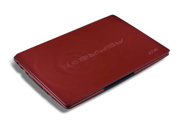 Acer One 722 piros netbook 11.6  AMD C-60 AMD HD6250 4GB 320GB W7HP PNR 1 év fotó, illusztráció : AO722-C64RR