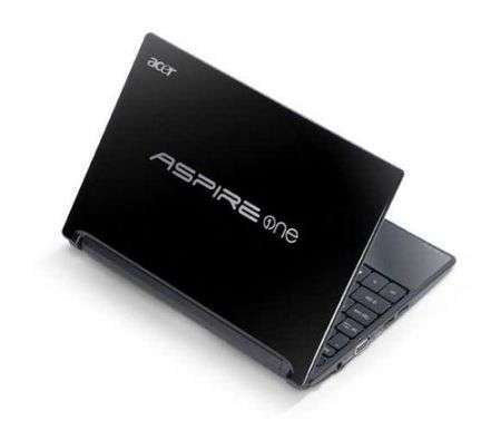 Acer One D255E fekete 3G-s netbook 10.1  WSVGA ADC N455 1.66GHz GMA3150 1GB 250 fotó, illusztráció : AOD255E-13DQGKK