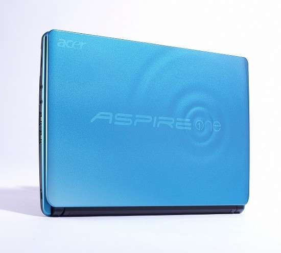 Acer One D257 kék netbook 10.1  CB ADC N570 1.66GHz GMA3150 2GB 320GB Linpus PN fotó, illusztráció : AOD257-N57CBB