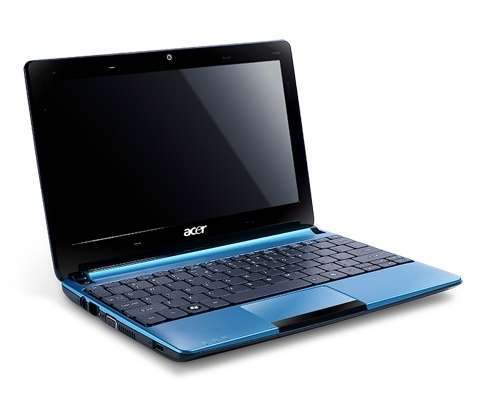 Acer One D257 kék netbook 10.1  CB ADC N570 1.66GHz GMA3150 1GB 320GB W7ST PNR fotó, illusztráció : AOD257-N57DQ32BB