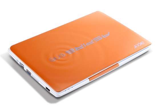 Acer One Happy2 papaya netbook 10.1  CB ADC N570 1.66GHz GMA3150 1GB 320GB W7ST fotó, illusztráció : AOHAPPY2-N57DQ32OO