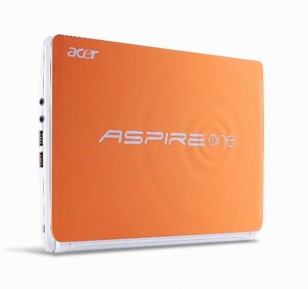 Acer One Happy2 papaya netbook 10.1  CB ADC N570 1.66GHz GMA3150 1GB 250GB W7ST fotó, illusztráció : AOHAPPY2-N57DQOO