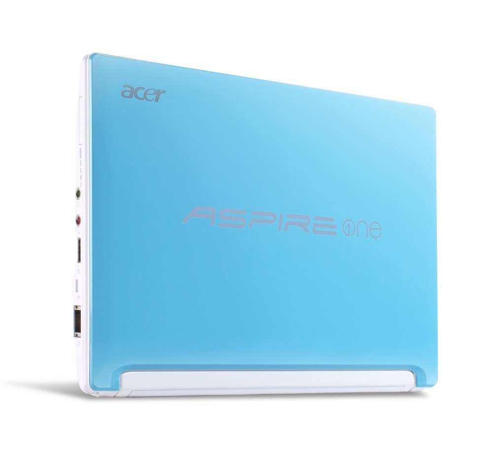 Acer One Happy Hawaii kék netbook 10.1  WSVGA ADC N550 1.5GHz GMA3150 1GB 1 év fotó, illusztráció : AOHAPPY-N55DQB2B
