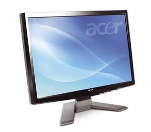 Acer P193W 19  wide TFT CrystalBrite fekete PNR év gar. fotó, illusztráció : AP193W