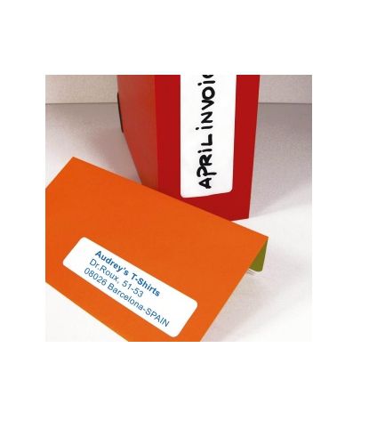 Etikett, 5x35 mm, kerekített sarkú; A5 hordozón, APLI, 1740 etikett/csomag fotó, illusztráció : APLI-1856