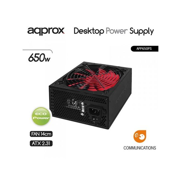 Tápegység 650W 14cm fan passzív PFC fotó, illusztráció : APP650PS