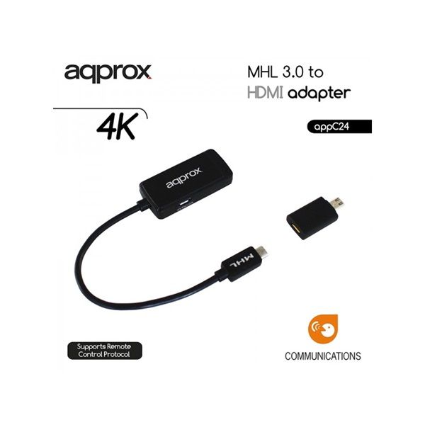 MHL3.0 to HDMI Adapter, Mobile High-Definition Link (MHL = Mobile High- Definit fotó, illusztráció : APPC24