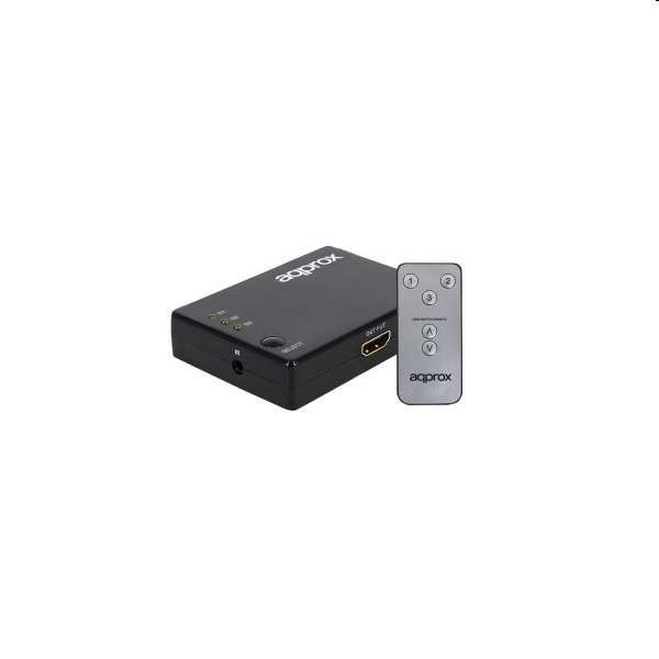 HDMI Switch 3 portos HDMI 1.3 1080P távirányítóval fotó, illusztráció : APPC29V2