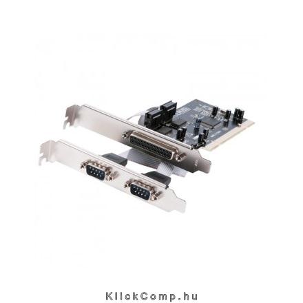 Párhuzamos port PCI Kártya Low profile hátlap a csomagban fotó, illusztráció : APPPCI1P