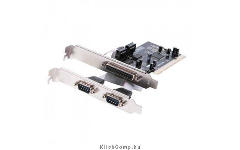 Soros és Párhuzamos PCI Kártya 2db RS232 1db Parallel fotó, illusztráció : APPPCI1P2SV2