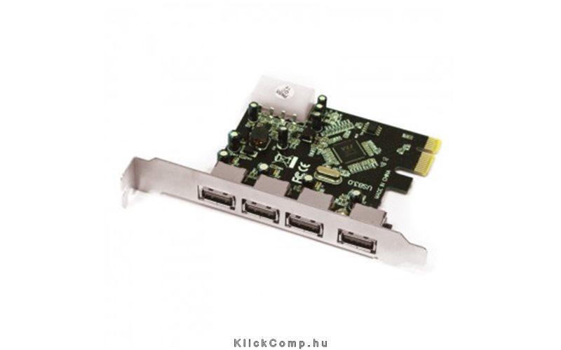 USB PCI Kártya USB2.0 4 port fotó, illusztráció : APPPCI4PV3