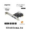 USB 3.0 2db PCI Express Kártya Low