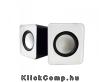2.0 Multimédia Mini Hangszóró Szett 5W Fehér/Fekete