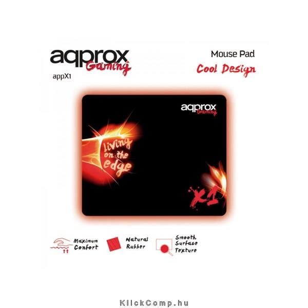 APPROX APPX1 Gaming Textilborítású Egérpad 250*210*3mm fotó, illusztráció : APPX1